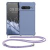 Etui Kwmobile ze smyczą do Google Pixel 7 Pro, niebieskie, silikonowe, 59967.108