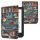 Etui kwmobile do Kobo Clara 2E, Skóra ekologiczna, Multikolor, 60056.02