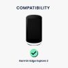 Etui Kwmobile GPS do Garmin Edge Explore 2, czerwone, silikonowe, 60114.09