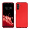 Etui kwmobile do Samsunga Galaxy A04s, Silikon, Czerwone, 60135.36