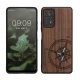 Etui kwmobile do Xiaomi Redmi Note 11 Pro/Redmi Note 11 Pro 5G/Redmi Note 12 Pro, drewno, brązowy/niebieski, 57381.11