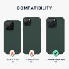 Etui kwmobile do Apple iPhone 14 Pro Max, silikon, zielony, 59074.171