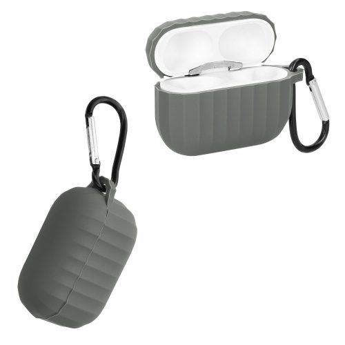 Etui kwmobile do Apple Airpods Pro, silikon, szary, 60170.70