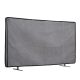 Osłona telewizora Kwmobile 75", szara, tekstylna, 60192.19