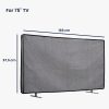 Osłona telewizora Kwmobile 75", szara, tekstylna, 60192.19