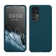 Etui kwmobile do Xiaomi 12T/12T Pro, silikonowe, niebieskie, 60152.57
