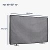 Pokrowiec na telewizor Kwmobile 49-50", szary, tekstylny, 60193.19