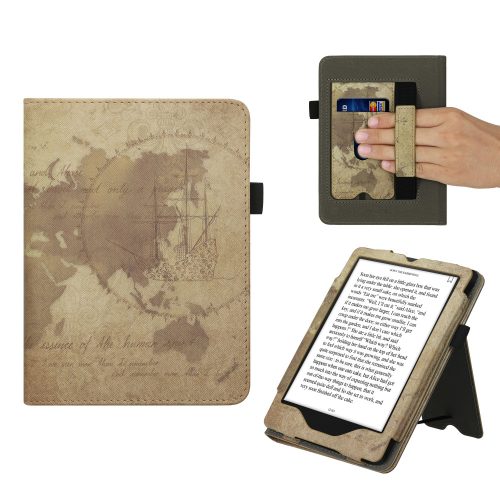Etui kwmobile do Amazon Kindle Paperwhite 11, Skóra ekologiczna, Wielokolorowy, 57210.06