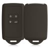 Obudowa kluczyka do samochodu kwmobile do Renault/Dacia 4 przyciski - Keyless Go, silikon, czarna, 48035.107