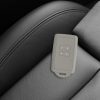 Etui na kluczyk samochodowy kwmobile do Renault/Dacia 4 przyciski - Keyless Go, silikon, szary, 48035.25