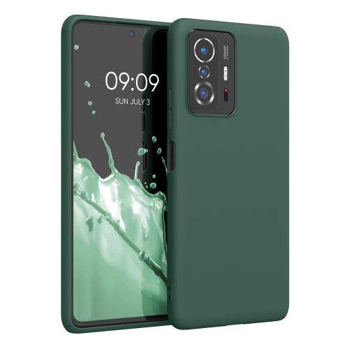 Etui kwmobile do Xiaomi 11/11T, silikonowe, zielone, 56245.166