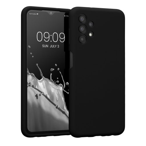 Etui kwmobile do Samsunga Galaxy A13 4G, Silikon, Czarny, 57832.47