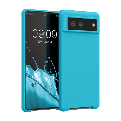 Etui kwmobile do Google Pixel 6, silikon, niebieski, 55480.205