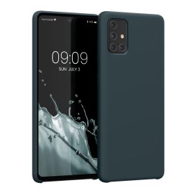   Etui kwmobile do Samsunga Galaxy A71, Silikon, Niebieski, 51209.202