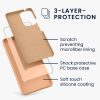 Etui kwmobile do Samsung Galaxy A53 5G, Silikon, Brązowy, 57835.245
