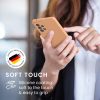Etui kwmobile do Samsung Galaxy A53 5G, Silikon, Brązowy, 57835.245