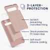 Etui kwmobile do Samsunga Galaxy S10, Silikon, Różowy, 47732.236