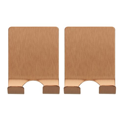 Zestaw 2 wsporników do golarki Kwmobile, różowy, stal nierdzewna, 54531.04