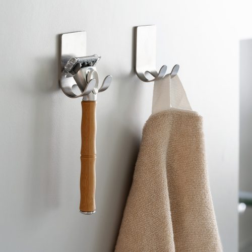 Zestaw 2 wsporników do golarki Kwmobile, różowy, stal nierdzewna, 54531.04