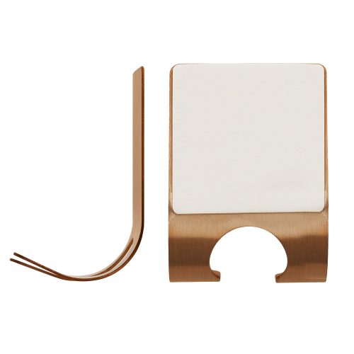 Zestaw 2 wsporników do golarki Kwmobile, różowy, stal nierdzewna, 54531.04