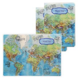   Zestaw 3 okładek na paszporty Kwmobile, wielokolorowe, PCV, 49058.03