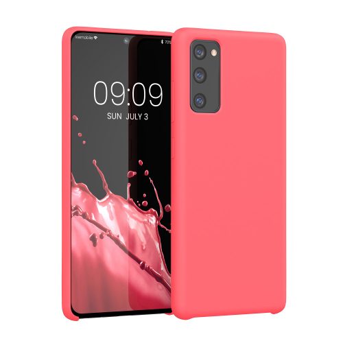 Etui kwmobile do Samsunga Galaxy S20 FE, silikonowe, różowe, 53605.103