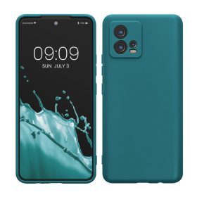   Etui kwmobile do Motoroli Moto G72, silikonowe, zielone, 60342.57