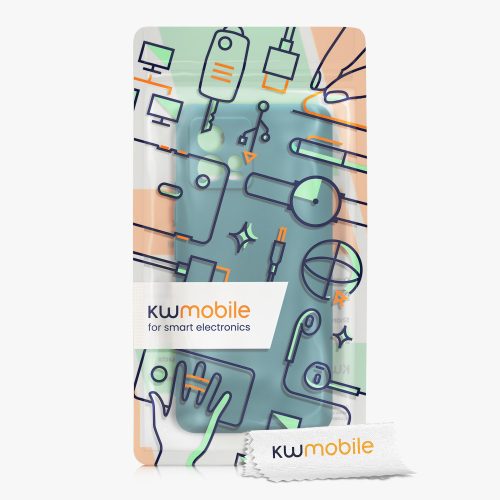Etui kwmobile do Motoroli Moto G72, silikonowe, zielone, 60342.57