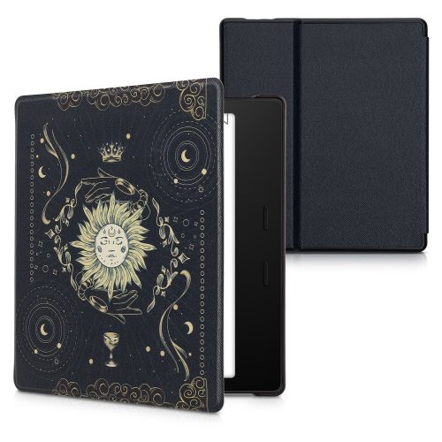 Etui kwmobile do Amazon Kindle Oasis 10, Skóra ekologiczna, Wielokolorowy, 49417.32