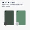 Etui kwmobile do Samsung Galaxy Tab S6 Lite/Galaxy Tab S6 Lite (2022), silikon, zielony/przezroczysty, 52241.78