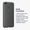 Etui kwmobile do Huawei P Smart (2017), Silikon, Szary, 44431.232