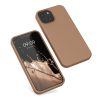 Etui kwmobile do Apple iPhone 13 Mini, Silikon, Brązowy, 55877.246