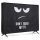 Osłona do telewizora 24" Kwmobile, czarno-biała, plastik, 60368.01