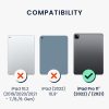 Okładka książki kwmobile na Apple iPad Pro 11" (2021)/iPad Pro 11" (2022), tekstylna, czarna, 60408.73