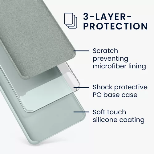 Etui kwmobile do OnePlus Nord N300, silikon, zielony, 60424.200