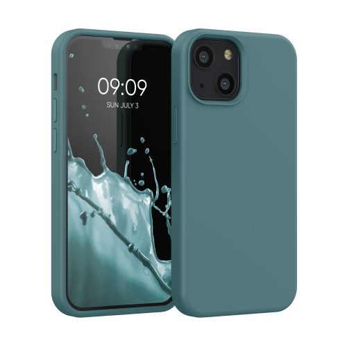 Etui kwmobile do Apple iPhone 13 Mini, Silikon, Zielony, 55877.207