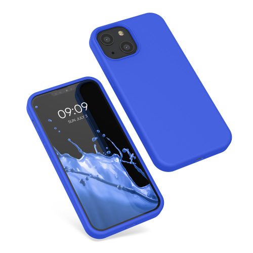 Etui kwmobile do Apple iPhone 13 Mini, silikon, niebieski, 55877.134