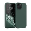 Etui kwmobile do Apple iPhone 13 Mini, silikonowe, zielone, 55877.169