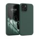 Etui kwmobile do Apple iPhone 13 Mini, silikonowe, zielone, 55877.169