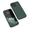 Etui kwmobile do Apple iPhone 13 Mini, silikonowe, zielone, 55877.169