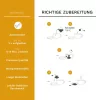 Zestaw prezentowy kwitnącej herbaty Creano ErbluhTeelini, 12 kul, 4 odmiany, biała, drewniane pudełko