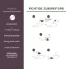 Zestaw prezentowy kwitnącej herbaty Creano ErbluhTeelini, 12 kul, herbata czarna, 4 odmiany, drewniane pudełko