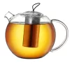 Ceainic din sticla Creano Jumbo, 1 L, cu infuzor din inox, capac, sistem all-in-one