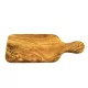 Deska do ziół z drewna oliwnego z uchwytem, 23x10 cm, grubość 1,2 cm