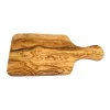 Deska śniadaniowa z drewna oliwnego z uchwytem, 30x15 cm, grubość 1,2 cm