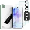 Zestaw 2 folii ekranowych i 1 folii Tech-Protect Supreme do aparatu Samsung Galaxy A55 5G Przezroczysty