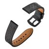 Skórzany pasek Tech-Protect do zegarka Samsung Galaxy 42 mm w kolorze czarnym