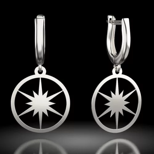 Kolczyki srebrne model 09