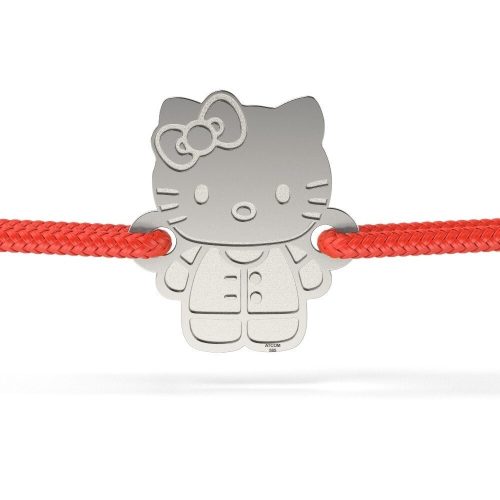Srebrna bransoletka Hello Kitty