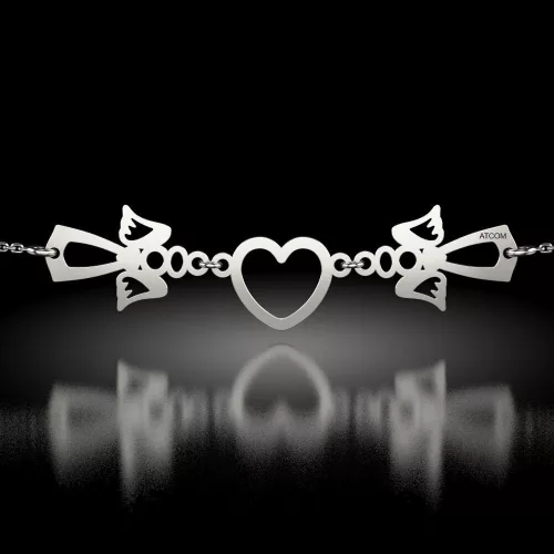 Bransoletka ze srebrnego łańcuszka model 71